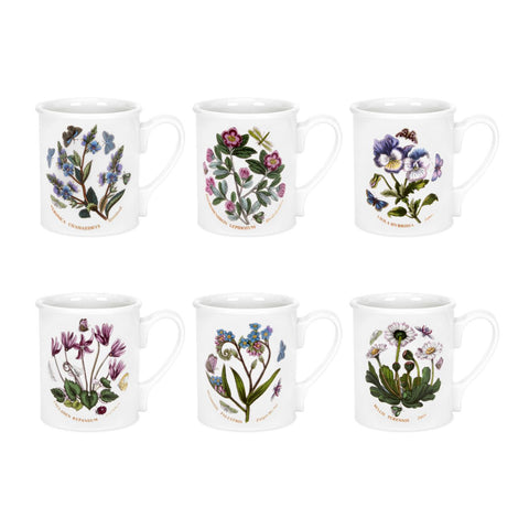 Botanic Garden - Set of 6 Breakfast Mugs - 260ml