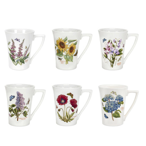 Botanic Garden - Set of 6 Mugs - 280ml - ( M ) Mandarin Shape