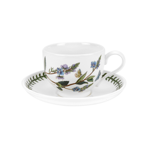 Botanic Garden Tea Cup & Saucer ( T ) Traditional Shape