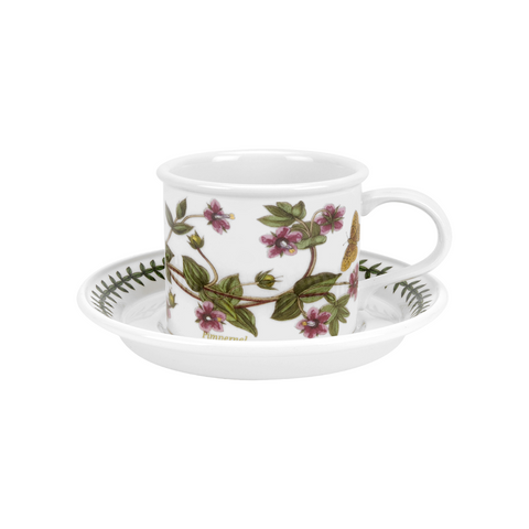 Botanic Garden - Tea Cup & Saucer - ( D )  Drum Shape