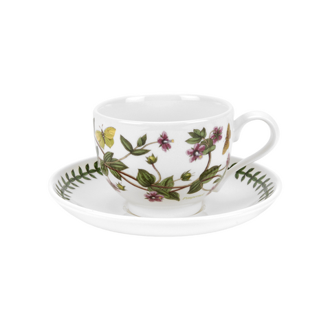 Botanic Garden Tea Cup & Saucer ( T ) Traditional Shape