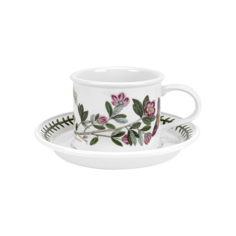 Botanic Garden - Tea Cup & Saucer - ( D )  Drum Shape
