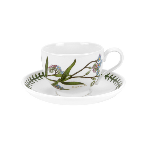 Botanic Garden Tea Cup & Saucer ( T ) Traditional Shape