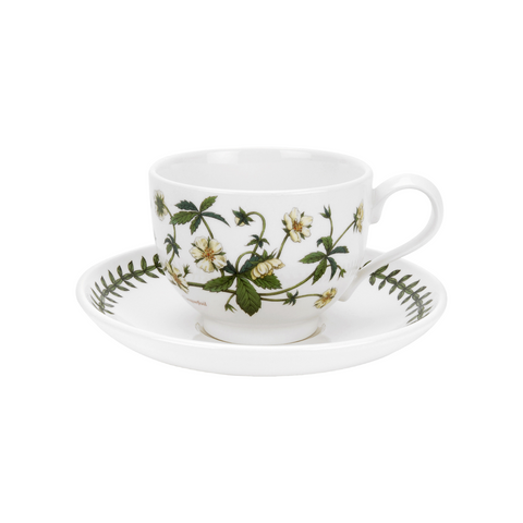 Botanic Garden Tea Cup & Saucer ( T ) Traditional Shape