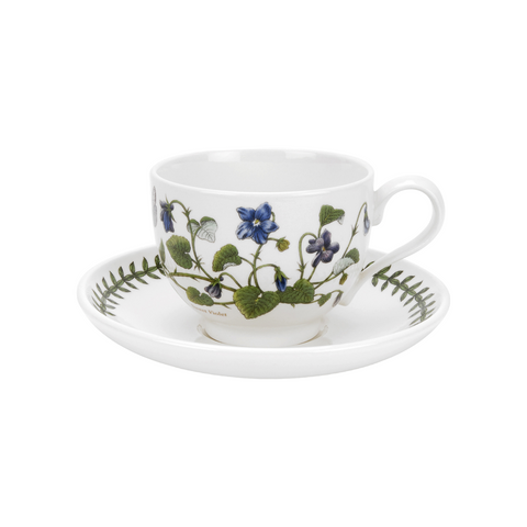 Botanic Garden Tea Cup & Saucer ( T ) Traditional Shape