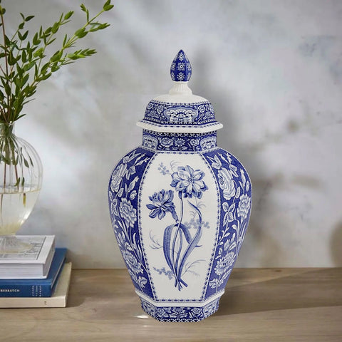 NEW - Spode - Blue Italian - Vase - 15.5" - Floral