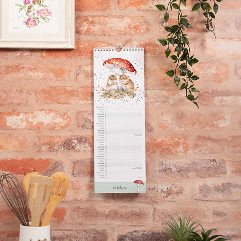 NEW - Wrendale - The Country Set - Slim Calendar - 2025