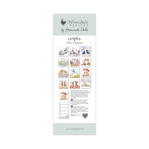 Wrendale - Yours and Mine Couples - Slim Calendar - 2025
