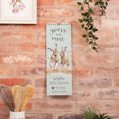 Wrendale - Yours and Mine Couples - Slim Calendar - 2025