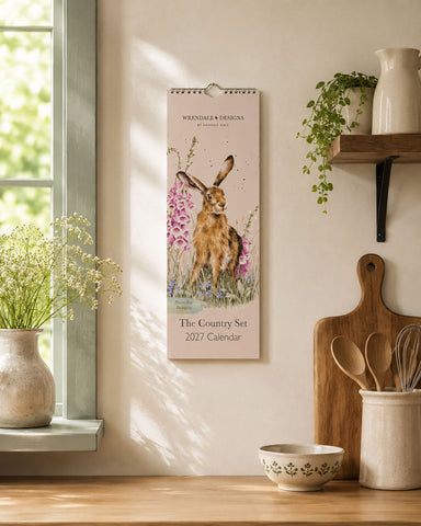 NEW - Wrendale - The Country Set - Slim Calendar - 2027