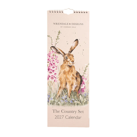 NEW - Wrendale - The Country Set - Slim Calendar - 2027