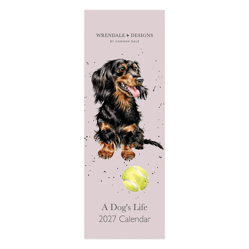 NEW - Wrendale - A Dog's Life - Slim Calendar - 2027