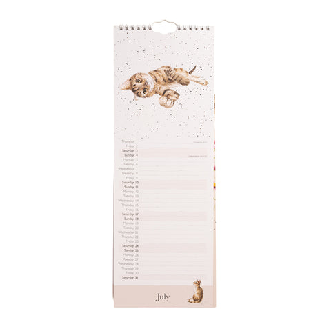 NEW - Wrendale - Feline Friends - Slim Calendar - 2027