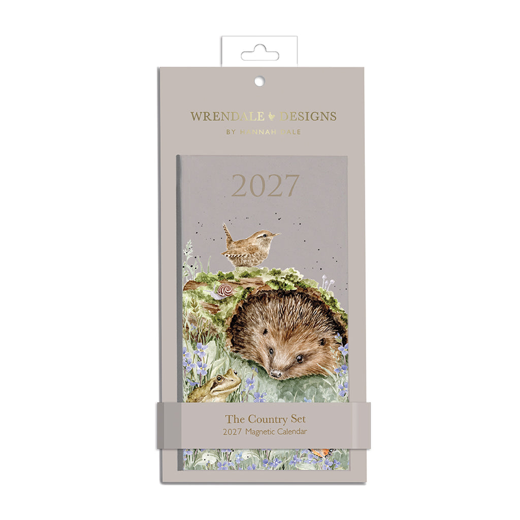 NEW - Wrendale - Magnetic Slim Calendar - 2027