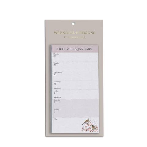 NEW - Wrendale - Magnetic Small Slim Calendar - 2027
