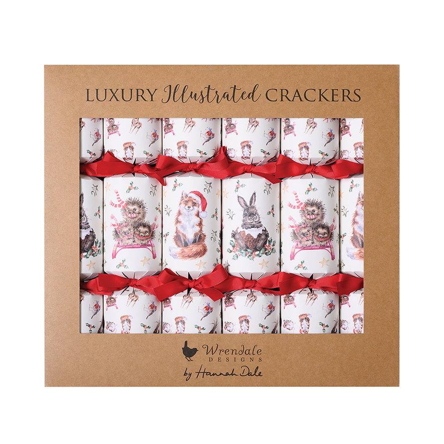 Wrendale - Christmas - Box of 6 Luxury Crackers - Winter Wonderland
