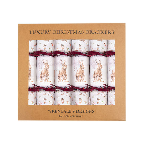 Wrendale - Christmas - Box of 6 Luxury Crackers - Woodland Wonderland