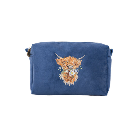 NEW - Wrendale - Embroidered Make Up Bag
