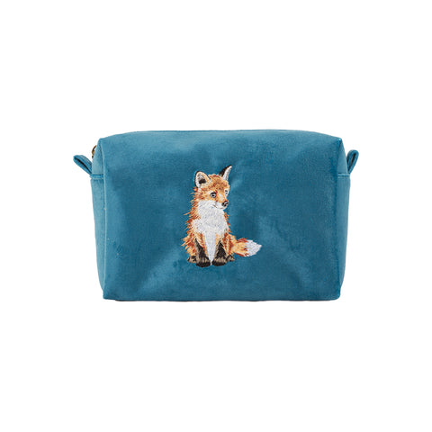 NEW - Wrendale - Embroidered Make Up Bag