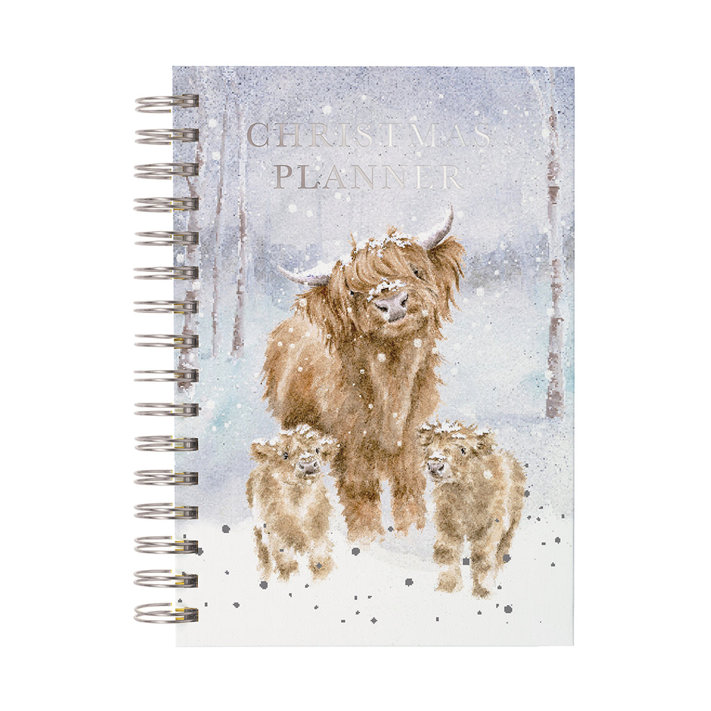 Wrendale - Christmas - Planner Book - A Highland Christmas Cows
