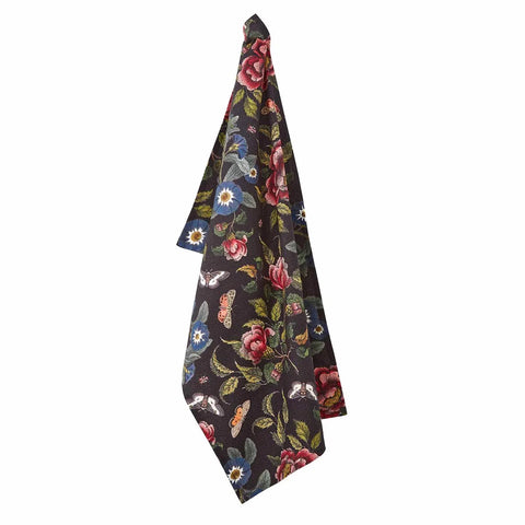 Spode Creatures of Curiosity Tea Towel Black