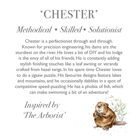 Wrendale - Plush Character Collection - Chester Beaver