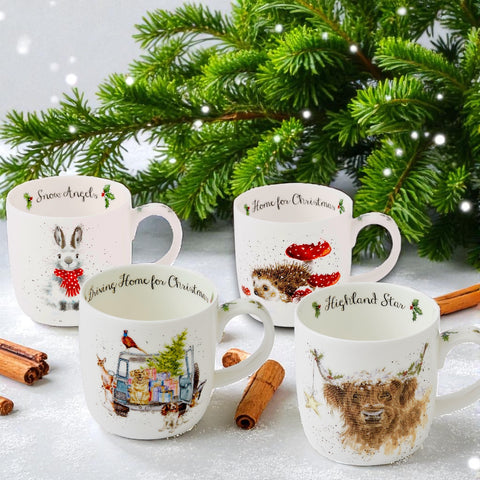 Wrendale - Christmas Collection - Bone China Mug