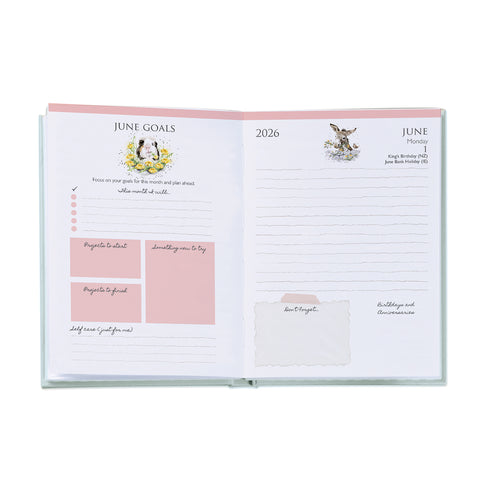 Wrendale -  A5 Desk Diary - 2026