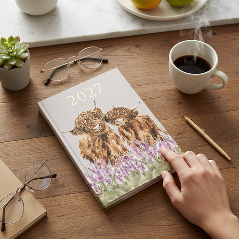 NEW - Wrendale -  A5 Desk Diary - 2027