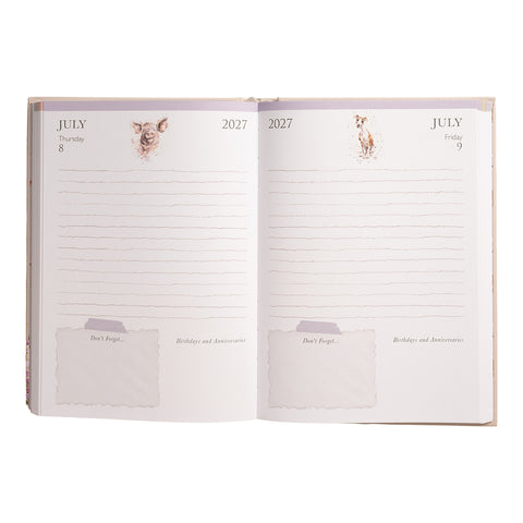 NEW - Wrendale -  A5 Desk Diary - 2027