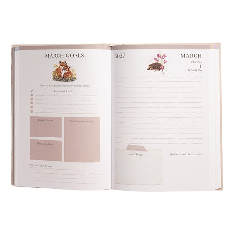NEW - Wrendale -  A5 Desk Diary - 2027