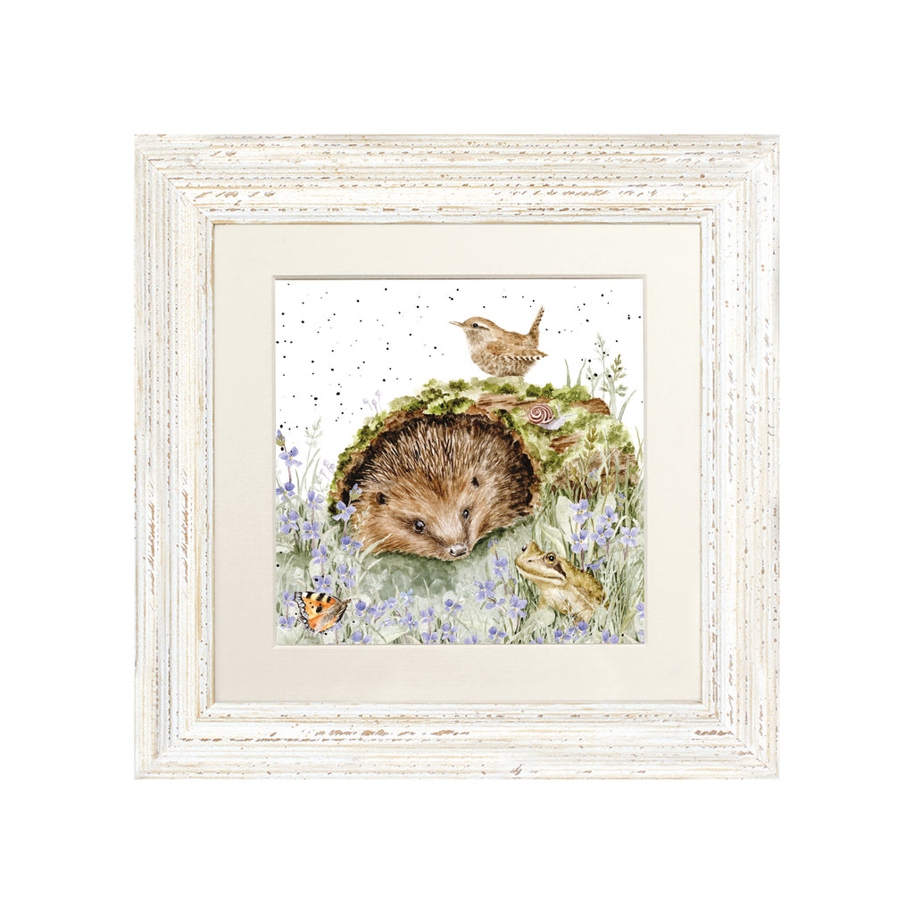 NEW - Wrendale - Wild Garden Collection - Framed Greeting Card - The Wild Patch