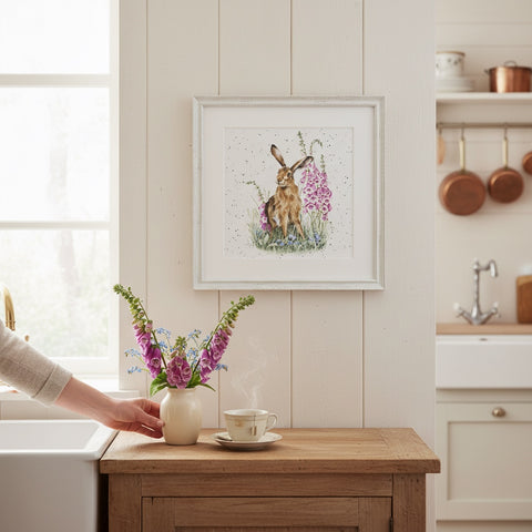 NEW - Wrendale - Wild Garden Collection - Framed Print - The Wild Garden