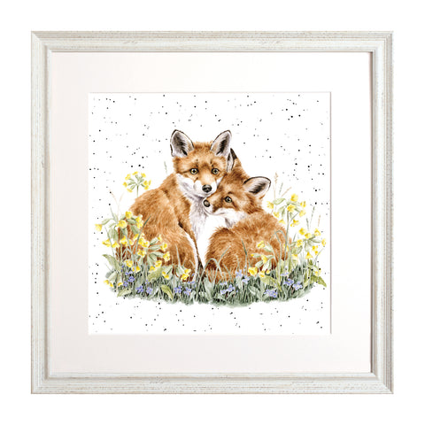 NEW - Wrendale - Wild Garden Collection - Framed Print - Growing Wild Together