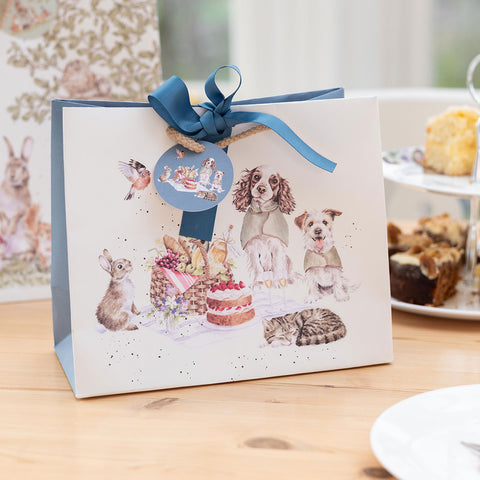 NEW - Wrendale - Gift Bag - Medium - The Happy Picnic