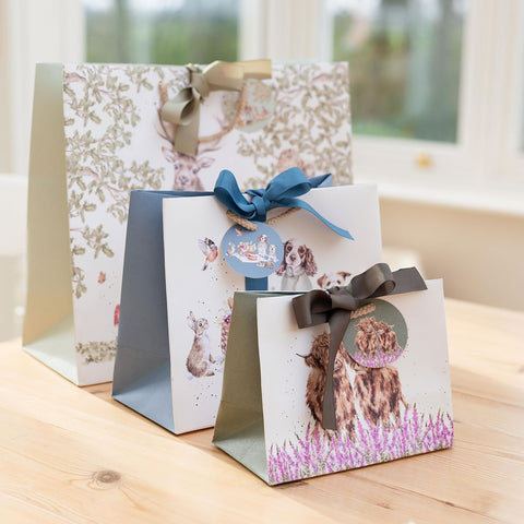 NEW - Wrendale - Gift Bag - Large - The Woodland Clearing