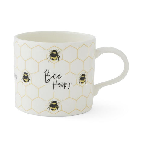 NEW - Portmeirion - Mug Meirion - Short Mug - Bee Happy