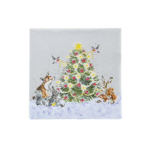 Wrendale Christmas Napkins