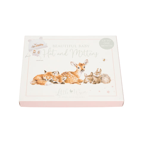 NEW - Wrendale - Little Wren Baby Collection - Hat & Mittens Gift Box