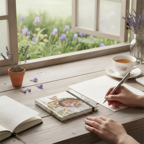NEW - Wrendale - Wild Garden Collection - Mini Hardback Notebook - The Wild Patch