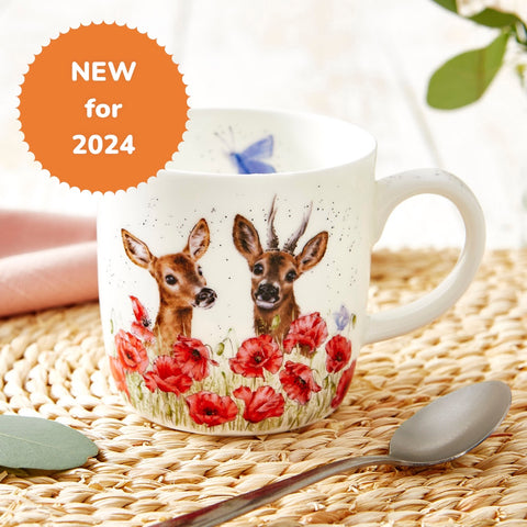 NEW - Wrendale - Bone China Mugs - Deer to Me