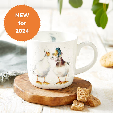 NEW - Wrendale - Bone China Mugs - Duck Love