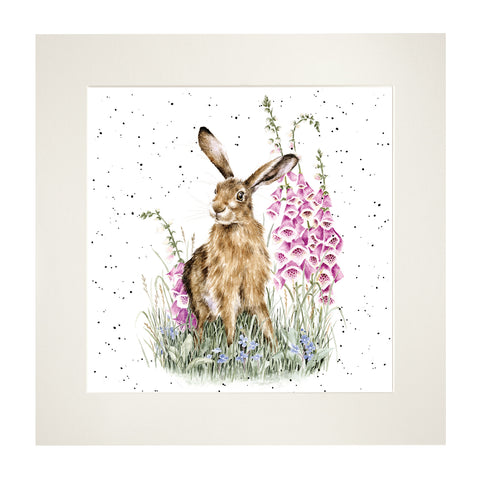NEW - Wrendale - Wild Garden Collection - Mounted Print - The Wild Garden
