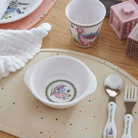 NEW - Portmeirion - Mini Meirion - Melamine Bowl - Dinosaur