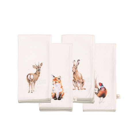 NEW - Wrendale - Fabric Napkins