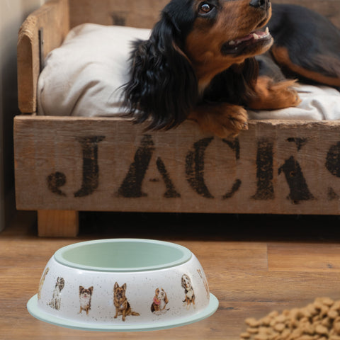 NEW - Wrendale - Metal Dog Bowl