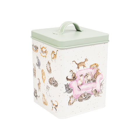 Wrendale - Cat Treat Tin - Square