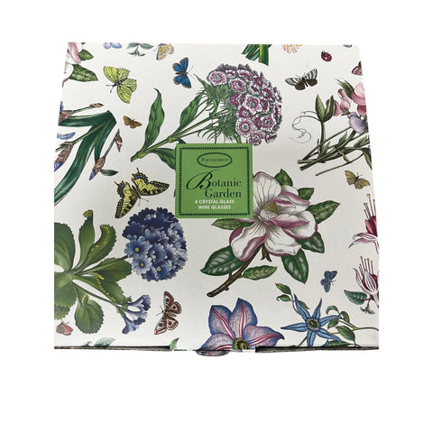Botanic Garden - Gift Box Set of 4 Wine Glasses