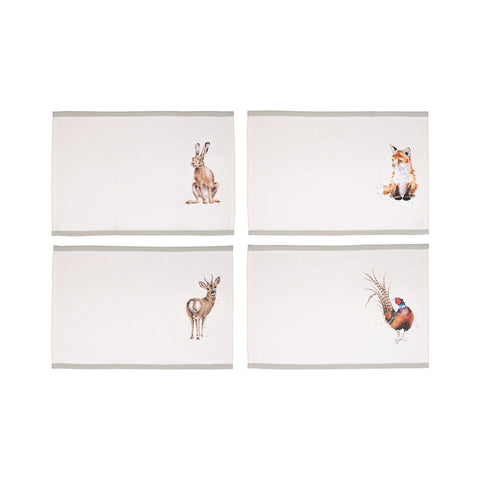 NEW - Wrendale - Fabric Placemats