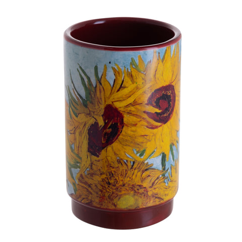 NEW - John Beswick - Small Art Pot - Van Gogh Sunflowers